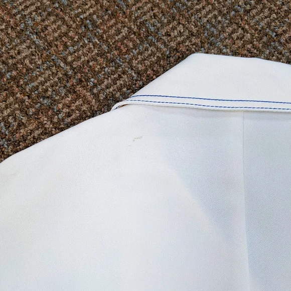 1970s Blazer Girls Vintage Jacket Chic White and Blue Tennis - Picture 7 of 7